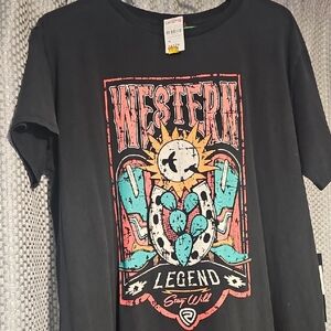 Western Legend Graphic T-Shirt DRESS